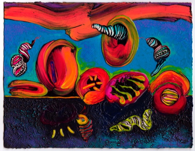 Willie Marlowe - Distress Signal, Acrylic on Canvas, 13" x 11.5", 2011